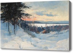 Купить картину Зимний пейзаж