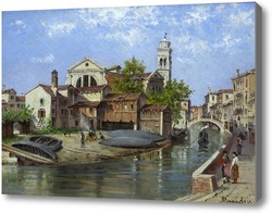 Картина Венецианский канал 