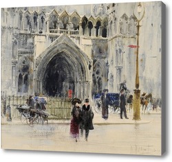 Картина Лондон: Здание суда