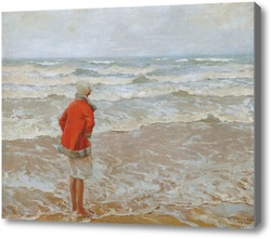 Картина Девушка смотрит на море
