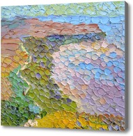 Картина Розовый берег моря.