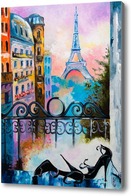 Картина Свидание в Париже