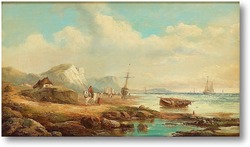 Картина Райдер на побережье