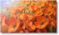 Купить картину Оранжеые маки