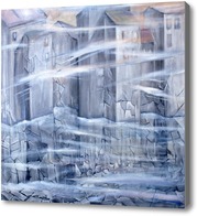 Картина Замерзающий город