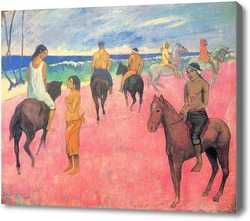 Картина Всадники на пляже