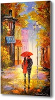 Картина В городе дождь для двоих