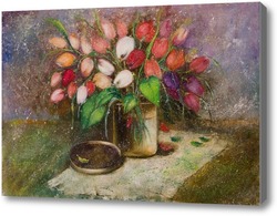 Картина Снежные тюльпаны