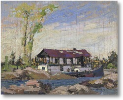 Картина Плавучий дом - Дог-поинт, 1914