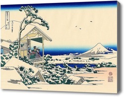 Картина Снежное утро на реке Коисикава