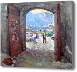 Купить картину Старые ворота