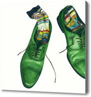Картина Зеленые ботинки
