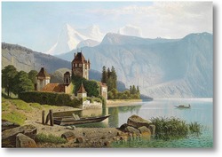 Картина Вид на замок Оберхофен