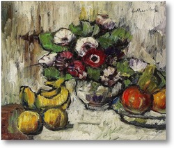 Картина Анемоны с фруктами