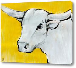 Картина Желтый бык