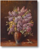 Картина Сирень в вазе