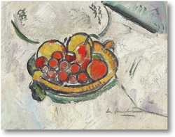 Картина Натюрморт ваза с фруктами