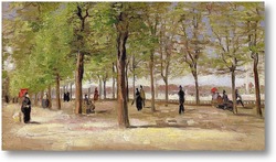 Картина Дорога к Люксембургскому саду, 1886