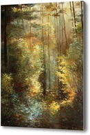 Картина Тени в лесу