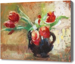 Картина Натюрморт с тюльпанами