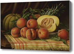 Картина Дыня,персики,ананас 