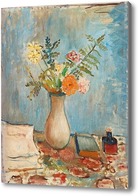 Картина Натюрморт с цветами в вазе