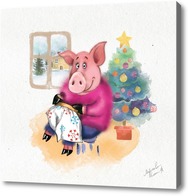 Купить картину Свинка