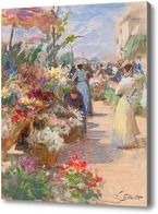 Картина Цветочный рынок