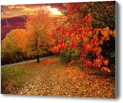 Картина Осенний закат