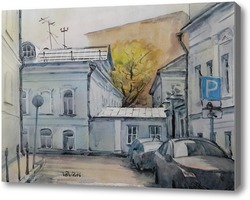 Купить картину Москва двухэтажная (Кадашевский переулок)