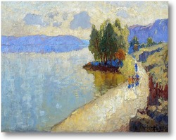 Картина У озера, 1933