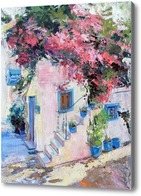 Картина Цветущий дворик