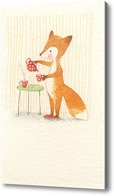 Картина Foxes. A Cup of Tee