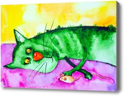 Картина Ленивый кот