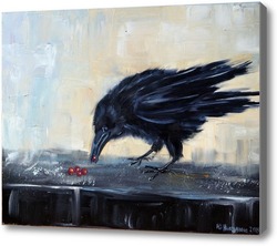 Картина ворона