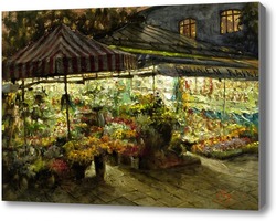 Картина Цветочный базар