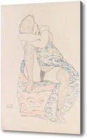 Картина Сидящая фигура с собранной юбкой  