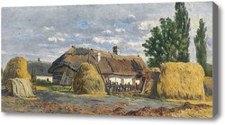 Картина Венгерские крестьянские дома