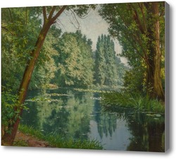 Картина Озеро с кувшинками
