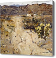 Картина На пустынной дороге