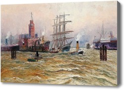 Картина Порт Гамбург