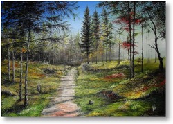 Купить картину Осенний лес