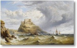 Картина Замок Джерси на горе