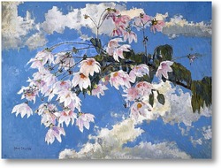 Картина Под цветущим деревом