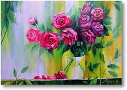 Картина Букет роз для любимой
