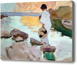 Картина Елена в Кала-де-Сан-Висенте, 1919