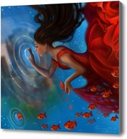 Купить картину the red fairy 