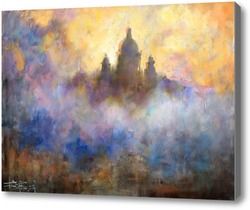 Картина Исаакиевский собор в тумане