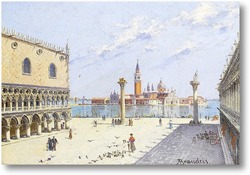 Картина Ла Пиаццетта.Палаццо Дуцале.Венеция