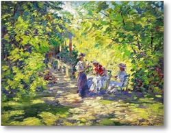Купить картину Залитый солнцем сад